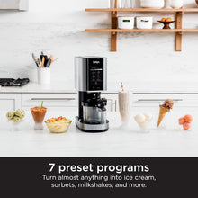 Load image into Gallery viewer, Ninja CREAMi Deluxe Ice Cream &amp; Frozen Treat Maker for Ice Cream, Sorbet, Milkshakes, Frozen Yogurt, &amp; More, 11-in-1, XL Capacity, Silver, Includes (2) Family-Sized 24 oz. Tubs, NC501