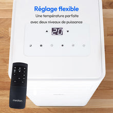 Load image into Gallery viewer, MEDION Smart Climatiseur Mobile P1002 (10000 BTU, 3-en-1, Refroidir, Déshumidification, Ventilation, jusqu'à 34m², kit de joint de fenêtre, mode sommeil, contrôle Wifi, Télécommande, Écran, MD 37733)