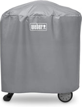 Load image into Gallery viewer, Weber Q1400 Barbecue électrique avec support, surface de cuisson 43 x 32 cm, nomade, grille en fonte émaillée divisée en 2 parties, couvercle et cuve en fonte d'aluminium - Gris foncé (52020853)