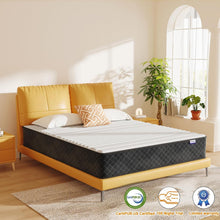 Load image into Gallery viewer, MOLPHIT Oeko-TEX Certified Mattress 90 x 190 cm, Thickness 25 cm, Independent Pocket Sprung Mattress, Adult and Children's Bed Mattress, Single Mattress, Perfect Support, Durable and Quiet