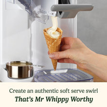 Load image into Gallery viewer, Cuisinart Sorbetière | machine à crème glacée, yaourt glacé, gelato, sorbet, sans produits laitiers | Distributeur de garniture | facile à utiliser | 1.42L fait 6 portions | Prêt en 20mins | ICE48U