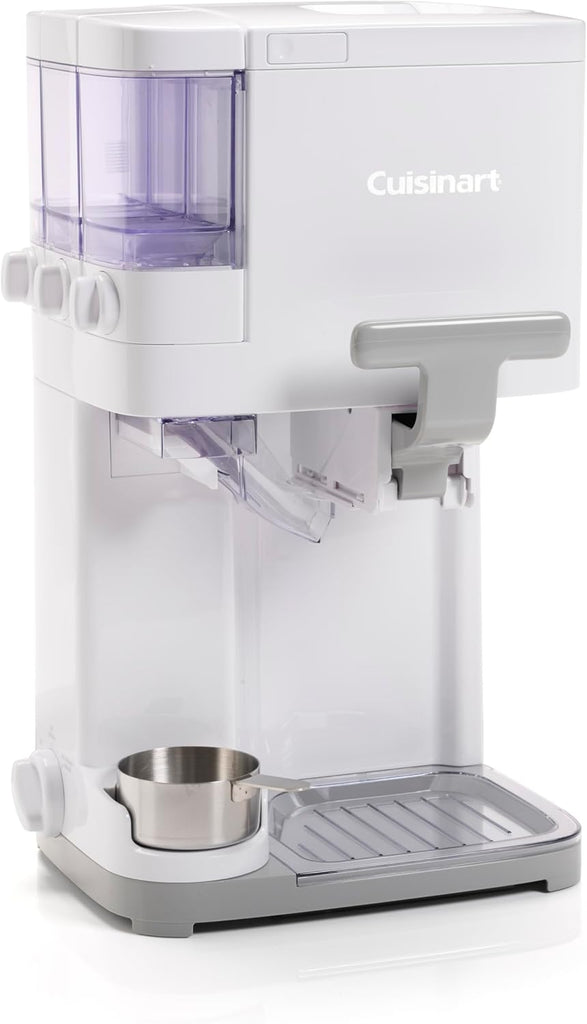 Cuisinart Sorbetière | machine à crème glacée, yaourt glacé, gelato, sorbet, sans produits laitiers | Distributeur de garniture | facile à utiliser | 1.42L fait 6 portions | Prêt en 20mins | ICE48U