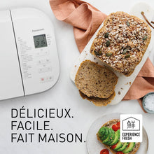 Load image into Gallery viewer, Panasonic SD-YR2550SXE Automatic Bread Maker, Raisin, Nut and Yeast Dispensers, 31 Auto Programs, Dual Temperature Sensor, 13 Hour Digital Timer, LCD Display, Silver