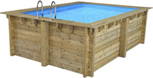 Load image into Gallery viewer, Piscine Bois Rectangle Caimans - 4.10 x 3.00 x 1.24 m