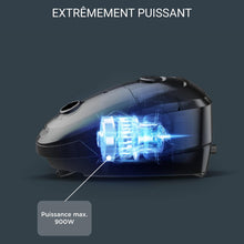 Load image into Gallery viewer, Rowenta Power XXL Aspirateur avec Sac, 4,5 L, Moteur Basse consommation 900 W Max, Performant, Très Bien accessoirisé RO3143EA, Bleu Pétrole/Gris