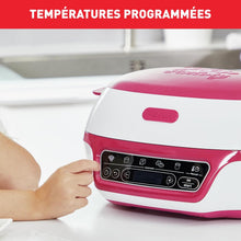Load image into Gallery viewer, Tefal Smart Cake Machine, 5 Automatic Programs, 1 Manual Mode, 12 Mini Cake Moulds, 1 Large Mould, Compatible with CreaBake Series, Cake Factory Delights KD810112