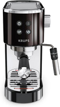 Load image into Gallery viewer, Krups Virtuoso+, Machine expresso, Machine a cafe à pompe, expresso machine a cafe moulu ou dosettes, 15 bars, Inox, Buse vapeur, Espresso et cappuccino, XP444G10