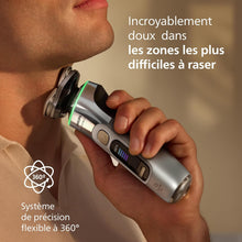 Load image into Gallery viewer, Philips Rasoir i9000 Prestige Ultra, Rasoir électrique 100% étanche, Technologie Skin IQ Pro, Système Triple Lift &amp; Cut, Lames de précision NanoTech rotatives 360°, 5 modes de rasage, XP9401/38