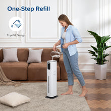 Load image into Gallery viewer, LEVOIT OasisMist 1000S (10L) Smart Humidifier for Home Large Room Bedroom, Last 100 Hours Suitable for Indoor Plant, Cover up to 600ft², Easy Top Fill, Remoter &amp; Voice Control, Auto Mode, Quiet, White