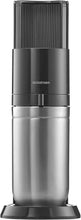 Load image into Gallery viewer, SodaStream Duo Sparkling Water Machine for Glass Jug | Pack of 2 Glass Jugs 1L + 1 Bottle 1L Dishwasher Safe + 1 60L Gas Refill Clip On | Black [Amazon Exclusive]