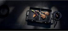 Load image into Gallery viewer, WMF Master-Grill électrique, 2400W, Grande surface 28x50cm, Revêtement antiadhésif, Plaques amovibles compatibles lave-vaisselle, Inox 18/10 Cromargan, Lono 0415280011
