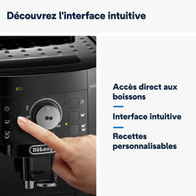 Load image into Gallery viewer, De'Longhi Magnifica S ECAM11.112.B, Automatic Coffee Machine / Espresso Bean to Cup with Milk Nozzle, with 4 One-Touch Recipes, Soft-Touch Control Panel, 1450 W, Black