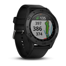 Load image into Gallery viewer, Garmin Approach S60 Montre de golf à écran tactile noir, activée par GPS
