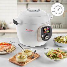 Load image into Gallery viewer, Moulinex Cookeo Mini Smart High Pressure Multicooker, 3L, 2 People, 150 Built-in Recipes, Unattended Cooking, Step-by-Step Guide, Compact, Moulinex App CE880410