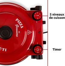 Load image into Gallery viewer, Ariete Pizza Oven 918, Pizza 4 Minutes, 5 Cooking Levels, Refractory Plate for Heating, Wooden Blades Included, Maximum Temperature 400°C, 1200W, White