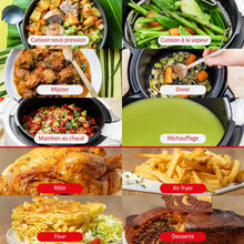 Load image into Gallery viewer, Moulinex, Cookeo Multicuiseur intelligent 6L, 150 recettes intégrées, Cuisson sans surveillance, Ecran intuitif, Guide de cuisson, Application MyMoulinex, 1600W, Blanc, 15 ans réparabilité
