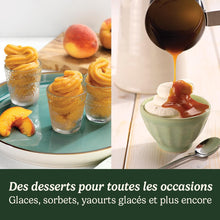 Load image into Gallery viewer, Cuisinart Sorbetière | machine à crème glacée, yaourt glacé, gelato, sorbet, sans produits laitiers | Distributeur de garniture | facile à utiliser | 1.42L fait 6 portions | Prêt en 20mins | ICE48U