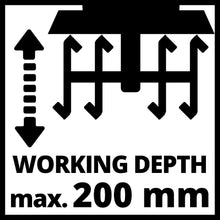Load image into Gallery viewer, Einhell Motobineuse électrique GC-RT 1545 M (puissance de 1 500 W, moteur série, interrupteur de sécurité 2 points, débrayage anti-surcharge, guidon repliable, fraises de binage robustes)