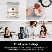 Load image into Gallery viewer, Ninja CREAMi Deluxe Ice Cream &amp; Frozen Treat Maker for Ice Cream, Sorbet, Milkshakes, Frozen Yogurt, &amp; More, 11-in-1, XL Capacity, Silver, Includes (2) Family-Sized 24 oz. Tubs, NC501