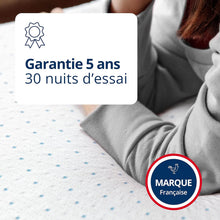 Load image into Gallery viewer, ViscoSoft - Surmatelas 160 x 200 Gel, Surmatelas Rafraichissant Memoire de Forme 5cm, Effet Frais et Relaxant, Housse Bambou Lavable &amp; Amovible, Surmatelas Gel Confort Moelleux (160 x 200 x 5 cm)