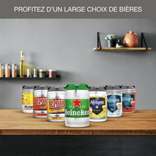 Load image into Gallery viewer, Krups Beertender Machine bière pression, Fûts de 5 L, Marques du groupe Heineken, Témoin lumineux, Température et mousse parfaites, Bière fraîche, Installation facile, Compact noire VB450E10