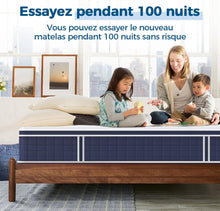 Load image into Gallery viewer, Inofia Ace Hybrid Firm Mattress 140 x 200 cm H4 Firm Mattress with Breathable Memory Foam and Independent Bagged Springs, 7 Ergonomic Zones, Extra Comfort for Adults and Children