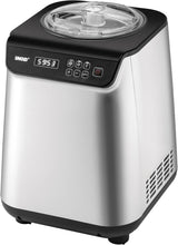 Load image into Gallery viewer, Unold Uno 48825 Sorbetière – Compresseur auto-refroidissant, entièrement automatique, 135 W, refroidissement à -35 °C, écran LCD, récipient en acier inoxydable, minuterie, compresseur