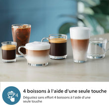 Load image into Gallery viewer, Philips Série 2200 Machine Expresso Automatique - 2 Boissons, Mousseur à Lait Classique, Écran Tactile, Broyeur Céramique, Aroma Seal, Noir Mat (EP2220/10)