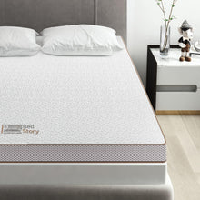 Load image into Gallery viewer, BedStory [Nouvelle Technologie] Surmatelas 160 x 200 à Mémoire de Forme de 7.5CM, Surmatelas de Haute Densité avec Gel Plus Respirant, Housse Amoivible et Lavable
