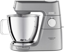 Load image into Gallery viewer, Kenwood Titanium Chef Baker KVC65.001WH, Pastry Robot with Integrated Scales, Including 3-Piece Pastry Set, Spatula &amp; Splash Protection, 1200 W, White
