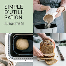 Load image into Gallery viewer, Panasonic SD-YR2550SXE Automatic Bread Maker, Raisin, Nut and Yeast Dispensers, 31 Auto Programs, Dual Temperature Sensor, 13 Hour Digital Timer, LCD Display, Silver
