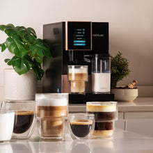 Load image into Gallery viewer, Cecotec Machine à Café Superautomatique Cremmaet Compactccino Black Rose, 19 bars, Réservoir à lait, Système Thermoblock, 5 niveaux de mouture, Réservoir à café 150g