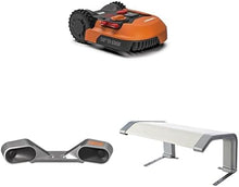 Load image into Gallery viewer, WORX LANDROID Vision WR206E.1, Robot Tondeuse sans Fil périphérique 600 m² Surf.Max 700 m², Installation en 30 Min, Caméra 4K + IA Adaptative, évite Tous Les Obstacles, Coupe des Bordures, Multizone