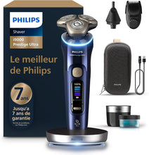 Load image into Gallery viewer, Philips Rasoir i9000 Prestige Ultra, Rasoir électrique 100% étanche, Technologie Skin IQ Pro, Système Triple Lift &amp; Cut, Lames de précision NanoTech rotatives 360°, 5 modes de rasage, XP9401/38