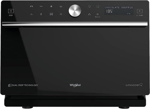 Whirlpool MWSC 9133 SB Supreme Chef Combination Microwave with Grill + Steam, 33 Litres, Technology 6th Sense, Turntable