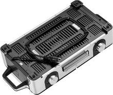 Load image into Gallery viewer, WMF Master-Grill électrique, 2400W, Grande surface 28x50cm, Revêtement antiadhésif, Plaques amovibles compatibles lave-vaisselle, Inox 18/10 Cromargan, Lono 0415280011