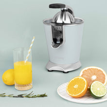 Load image into Gallery viewer, H.Koenig AGR80 160W Professional Electric Citrus Juicer Stainless Steel Lever and Filter Drip Free BPA Free Dishwasher Safe Parts