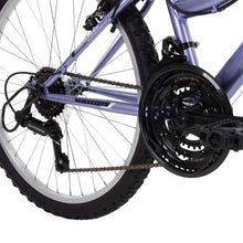 Load image into Gallery viewer, Huffy 24" Rock Creek Mountain Bike, Fits Riders 4'8" - 5'8", Purple, Adult, Women'S