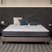 Load image into Gallery viewer, NATURALEX - Matelas PerfectSleep 180x200 - Épais 30 cm - Soutien Mousse à mémoire de Forme - Accueil Blue Latex - Confort Ferme - Respirant - 7 Zones - Réversible - Haute Densité - Fabriqué en Europe