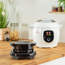 Load image into Gallery viewer, Moulinex, Cookeo Multicuiseur intelligent 6L, 150 recettes intégrées, Cuisson sans surveillance, Ecran intuitif, Guide de cuisson, Application MyMoulinex, 1600W, Blanc, 15 ans réparabilité