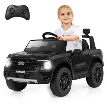 Load image into Gallery viewer, 12V Licensed Ford Ranger Kids Ride on Car, Battery Powered Electric Vehicle Toy Car w/ Remote Control, Storage Basket, Music
