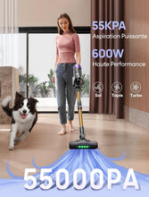 Load image into Gallery viewer, Ultenic U20 Aspirateur Balai sans Fil, 55kPa/60min Aspirateur sans Fil, Technologie GreenEye, Tube Pliable, Brosse de Sol TangleTame, Puissant pour Poils Animaux, Sol Dur et Voiture