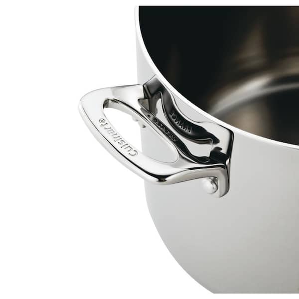 French Classic 13-Piece Stainless Steel Cookware Set in Silver and Stainless Steel