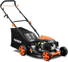 Load image into Gallery viewer, FUXTEC Tondeuse thermique pousse FX-RM4646ECO - Tres bon rapport qualit-prix - Easy Clean 3en1 largeur de coupe 46cm - bac de ramassage 50L