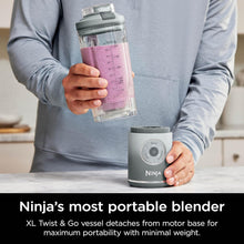 Load image into Gallery viewer, Ninja Blast Max, Portable Blender + Twist &amp; Go, Personal Smoothie, Blend, Ice Crush, 3 Programs, Cordless, 22 oz removable Vessel, Dishwasher Safe, Leakproof, Navy, BC251NV