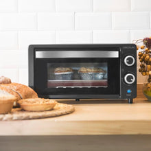 Load image into Gallery viewer, Cecotec Bake&amp;Toast 4600 Black Gyro Countertop Oven, 46 L, 2000 W, 12 Combinable Heating Functions, Includes Rotating Spindle, Crumb Catcher Tray.
