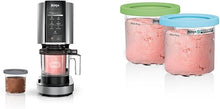 Load image into Gallery viewer, Ninja NC301 CREAMi Ice Cream Maker, for Gelato, Mix-ins, Milkshakes, Sorbet, Smoothie Bowls &amp; More, 7 One-Touch Programs, with (2) Pint Containers &amp; Lids, Compact Size, Perfect for Kids, Silver