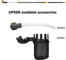 Load image into Gallery viewer, Fiskars Coupe-Branches Multifonctions Télescopique, pour Bois vert et Rameaux, Revêtement antiadhésif, Lame en acier/manche en aluminium, longueur 2,4 - 4 m, noir/orange, UPX86, 1023624