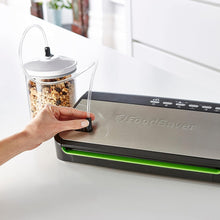 Load image into Gallery viewer, FoodSaver FFS005X Machine sous Vide avec Compartiment de Rangement pour Rouleau et Cutter, Fonction Pulse pour Aliments Fragiles, Inclus Accessoires et Sacs de Mise sous Vide Assortis