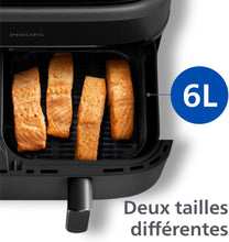 Load image into Gallery viewer, Philips Air Fryer 3000 Series Double Basket - Healthy, Fast and Versatile Cooking, 9 Litre Capacity, Touch Screen, Two Drawer Design (NA350/00)